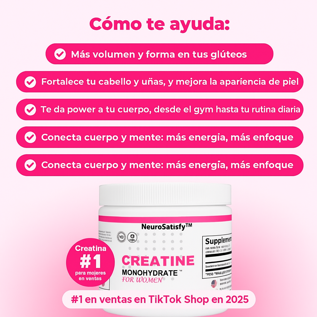 NEUROSATISFY™ - Creatina Monohidratada