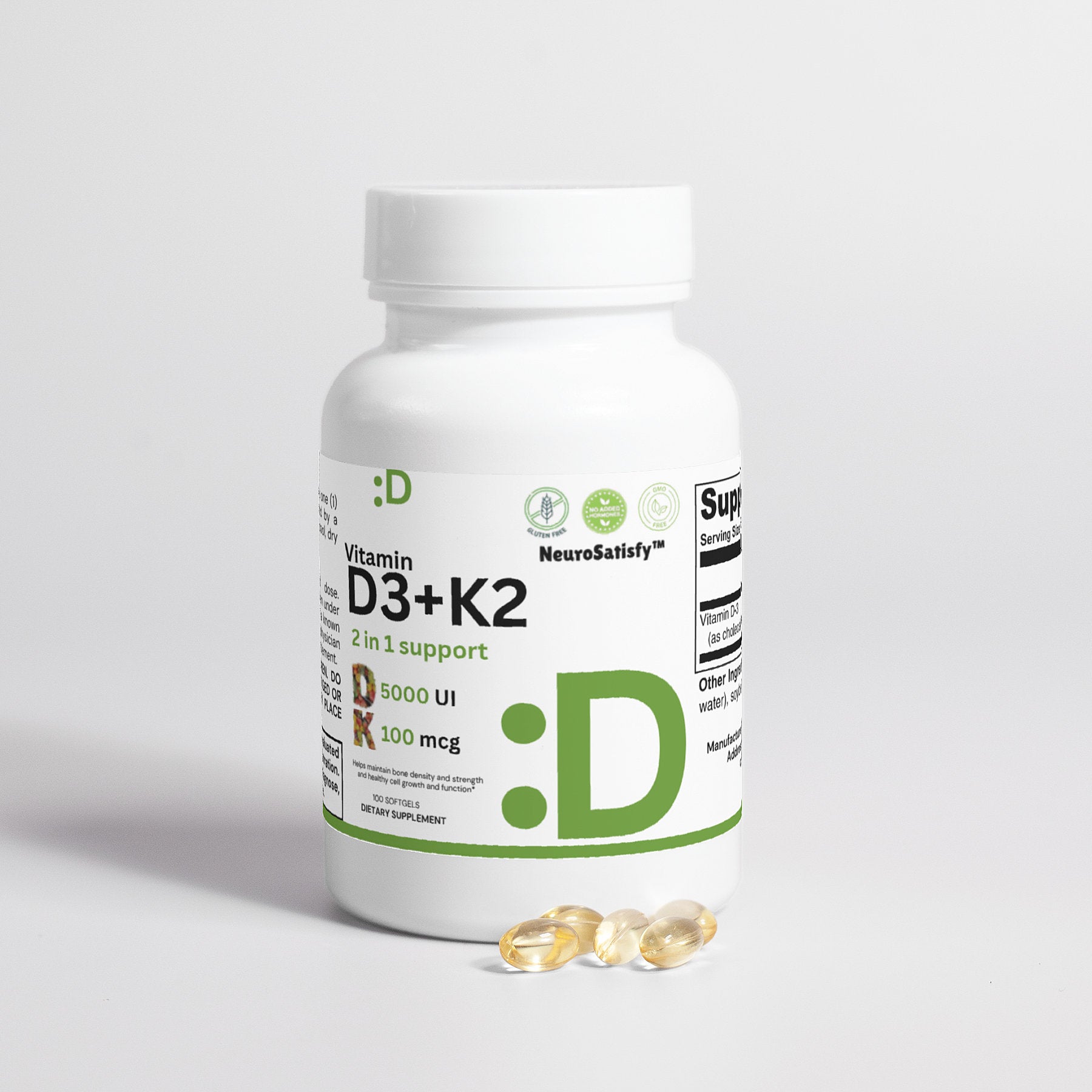 NEUROSATISFY™ - Vitamina D3 K2