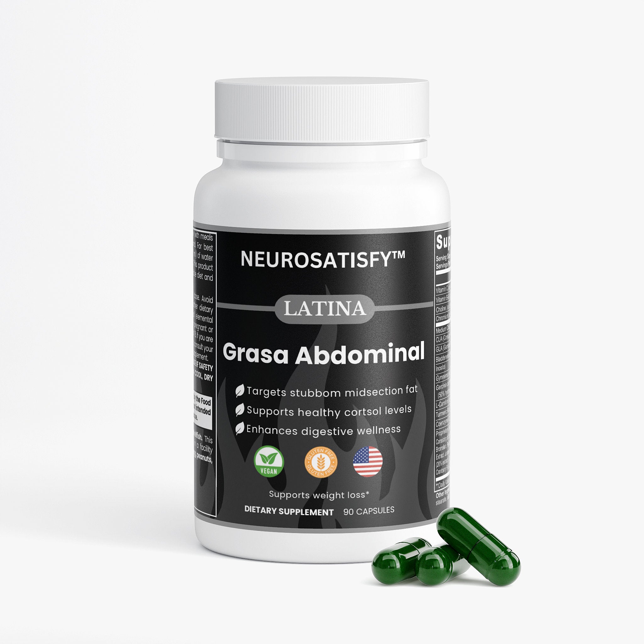 NeuroSatisfy™ Grasa Abdominal (solo para latinas)